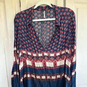 Free people peasant tunic blouse